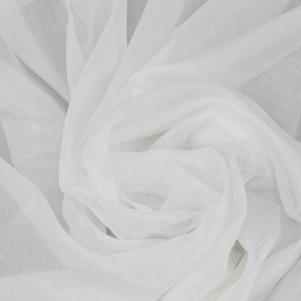 Vitrage voile fantasie met loodveter hoogte 300 cm