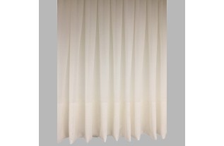 Sheer fabric ecru gloss with point claire height 220 cm