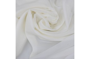 Vitrage van ecru voile met loodveter hoogte 230 cm