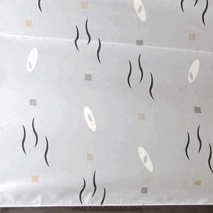 Voile blanc avec des caractères et de la dentelle de plomb hauteur 300 cm