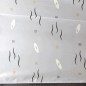 Sheer fabric white with characters and lead lace height 300 cm Sheer fabric white with characters and lead lace height 300 cm