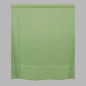 Vitrage groene voile met hoofdje en zoom hoogte 95 cm Vitrage groene voile met hoofdje en zoom hoogte 95 cm
