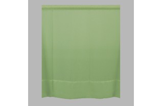 Green voile net with header and hem height 95 cm