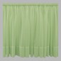 Vitrage groene voile met hoofdje en zoom hoogte 95 cm Vitrage groene voile met hoofdje en zoom hoogte 95 cm