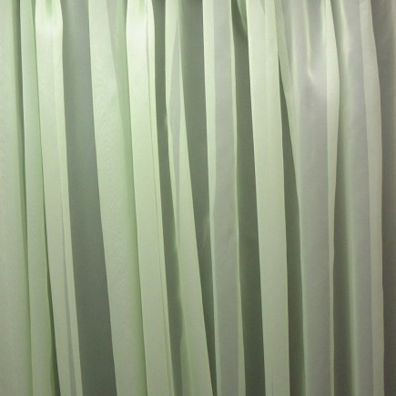 Sheer fabric light green width 300 cm