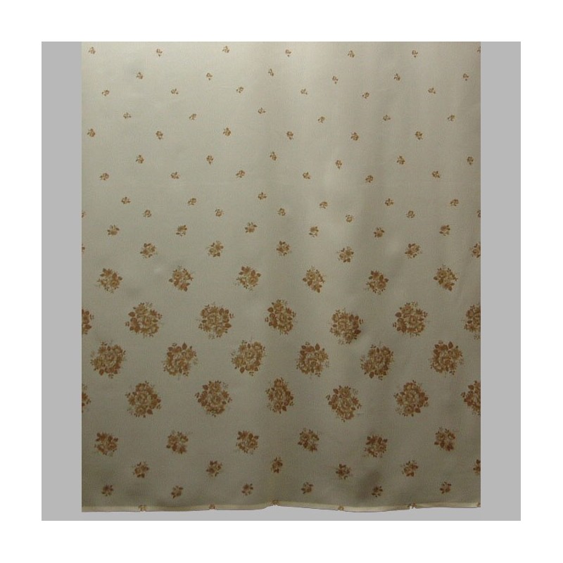 Vitrage voile ecru met bloemen hoogte 150 - 300 cm Vitrage voile ecru met bloemen hoogte 150 - 300 cm