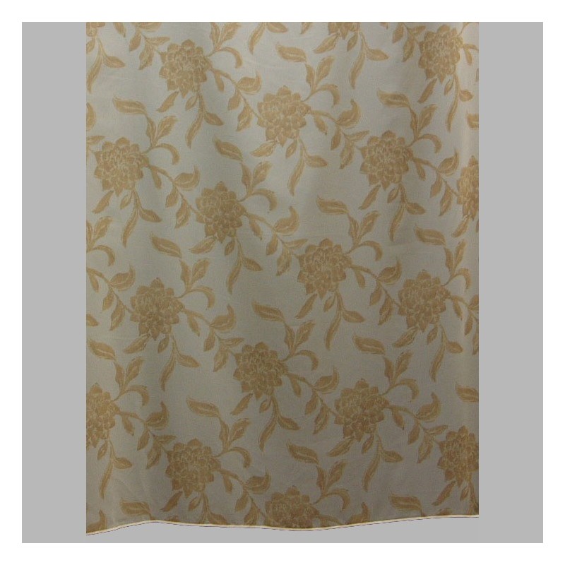 Vitrage voile met romantische bloem hoogte 270 cm