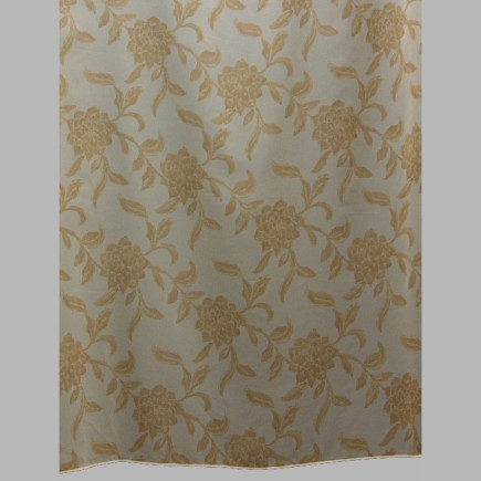 Voilage transparent avec fleur romantique hauteur 270 cm