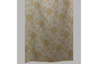 Voilage transparent avec fleur romantique hauteur 270 cm