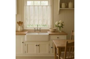 valletje van Jacquard met poes en vogelkooi 30 - 60 en 90 cm hoog