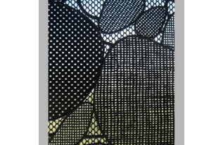 Lineafix fenêtre film statique design gravel Cornwall Black largeur 46 cm