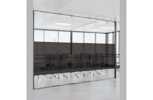 Lineafix Window Static Privacy Film design rhombus Cornwall Black width 46 cm