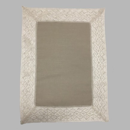 tafelloper rechthoekig model Eva linnenlook