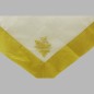 organza de nappe avec grapes color blanc et jaune 150 x 150 cm