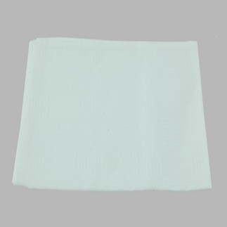 serviette de Damas couleur blanche 48 x 48 cm