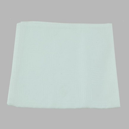 serviette de Damas couleur blanche 48 x 48 cm