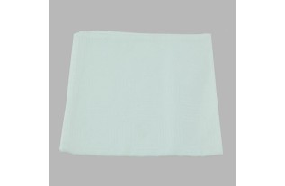 tafelservet van damast kleur wit 48 x 48 cm