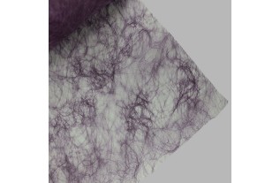 Decorative Aubergine Fiber Polyester - 60cm  Perfect for Gift Wrapping and Table Decoration