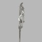 Ornamental Iron with leaves color silver 40 x 16 cm