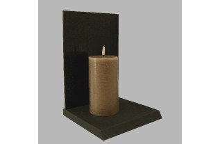 Bougie LED Uyuni couleur Pompeii Volcano 78 mm x 152 mm par pièce