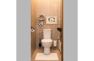 Toiletmat creme 65 x 50 cm