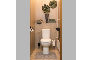 Toilet mat brown edited 65 x 50 cm