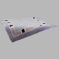 Rideau de douche et tapis de bain
