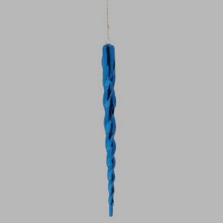 Glaçon de Noël couleur bleue longueur 30 cm