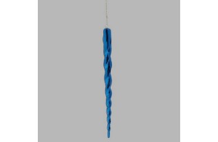 Glaçon de Noël couleur bleue longueur 30 cm