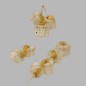 Christmas gifts with rope 3 x 3 pcs 3 cm