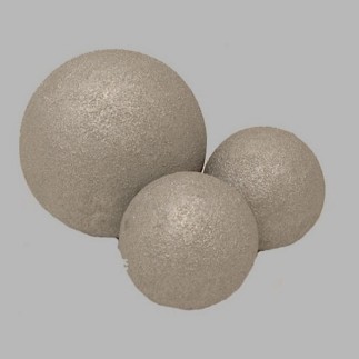 Boules de Noël argentées ensemble 1 x 11 cm 8 x 2 cm