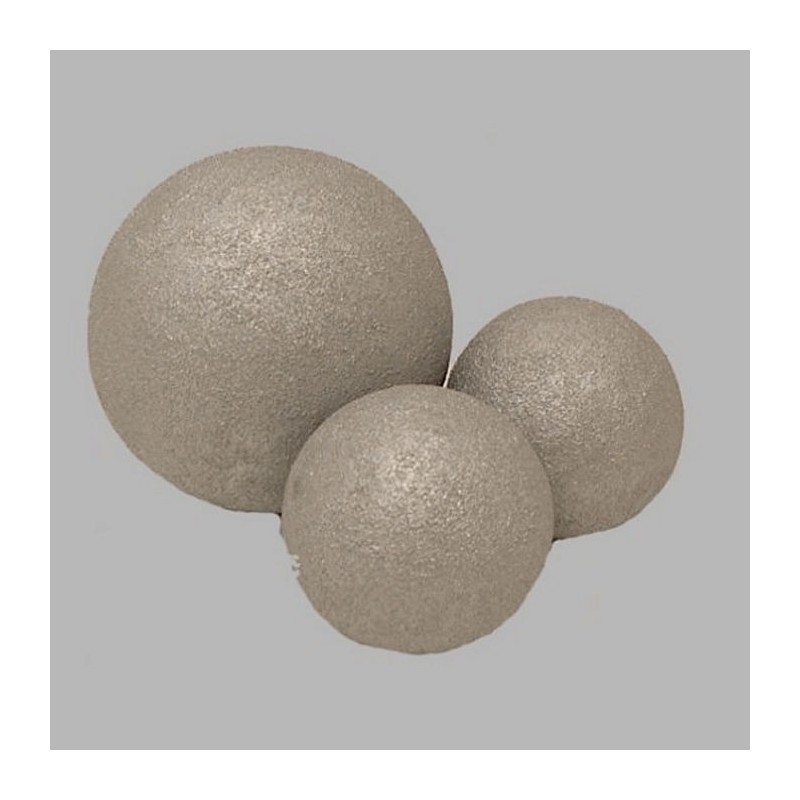 Boules de Noël argentées ensemble 1 x 11 cm 8 x 2 cm