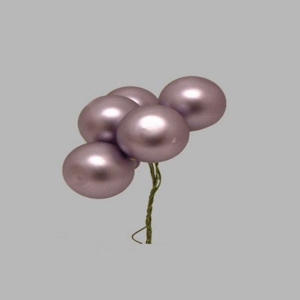 Boulettes de viande de Noël fil couleur violet 25 mm 5 pièces