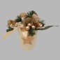 Christmas piece with ornaments height 18 cm
