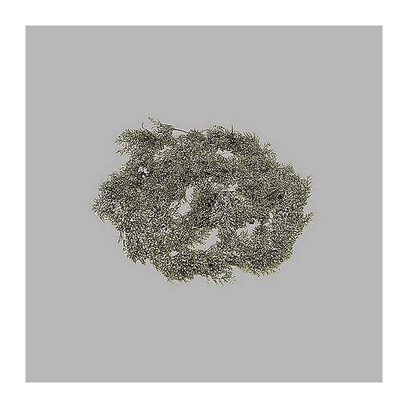 guirlander pour Noël Vert-blanc et argent 250 cm