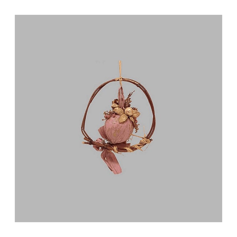 Guirlande de Noël rose Boule de Noël à  la guirlande 30 cm