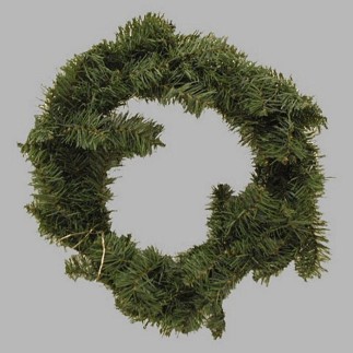 Christmas Wreath unfinished color green 30 cm