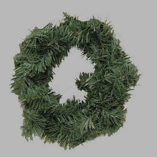 Guirlande de Noël couleur verte Dm 25 cm