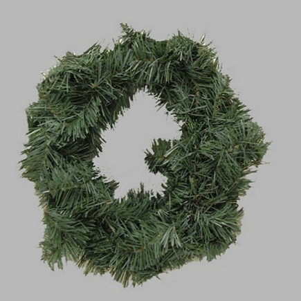 Guirlande de Noël couleur verte Dm 25 cm