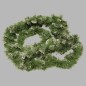 guirlander color green and white 2 m 50 long