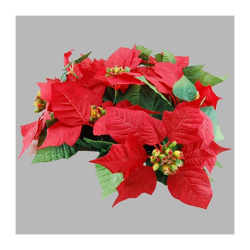 Couronne de Noël soie avec baies