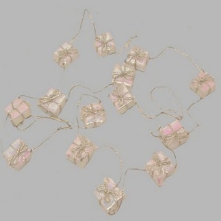 rope or christmas presents White and silver 2 metres