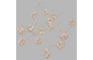 slinger van cadeautjes wit en zilver 2 meter