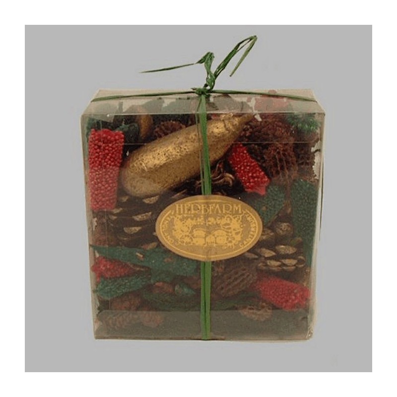 English Christmas garnish in transparent box 250 gr