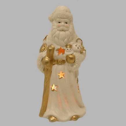 Santa Claus as tea light 20 cm high