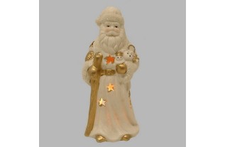 Père Noël comme lumière de thé 20 cm de haut