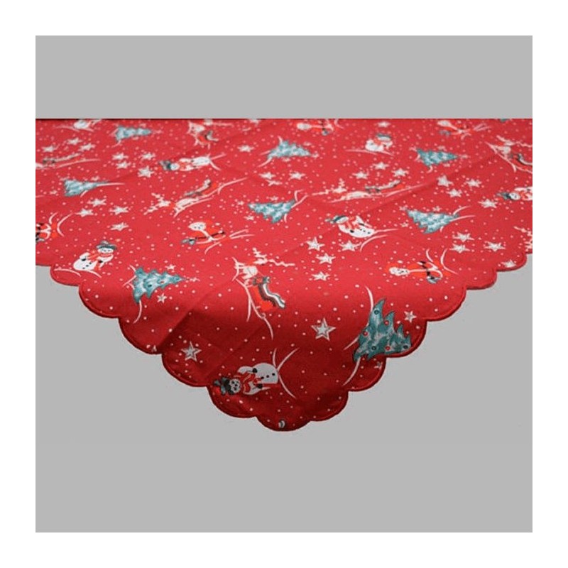 nappe ou nap design de Noël rouge 85 x 85 cm