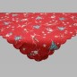 nappe ou nap design de Noël rouge 85 x 85 cm