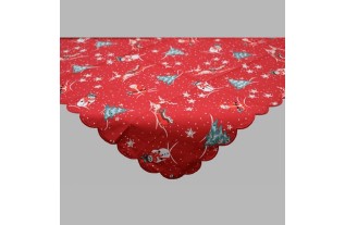 tablecloth or nap design Christmas red 85 x 85 cm