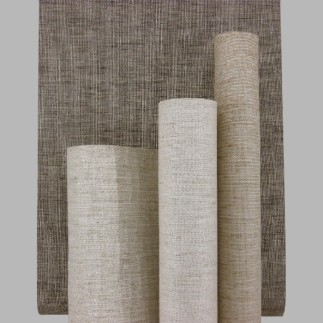 Unieke Linnen Behang Stukken in Natuurlijke Tint
